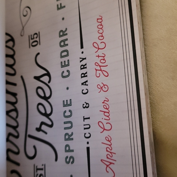 Paper, scrapbooking paper, Christmas,  peace and Joy, brand is Recollections - Picture 6 of 13